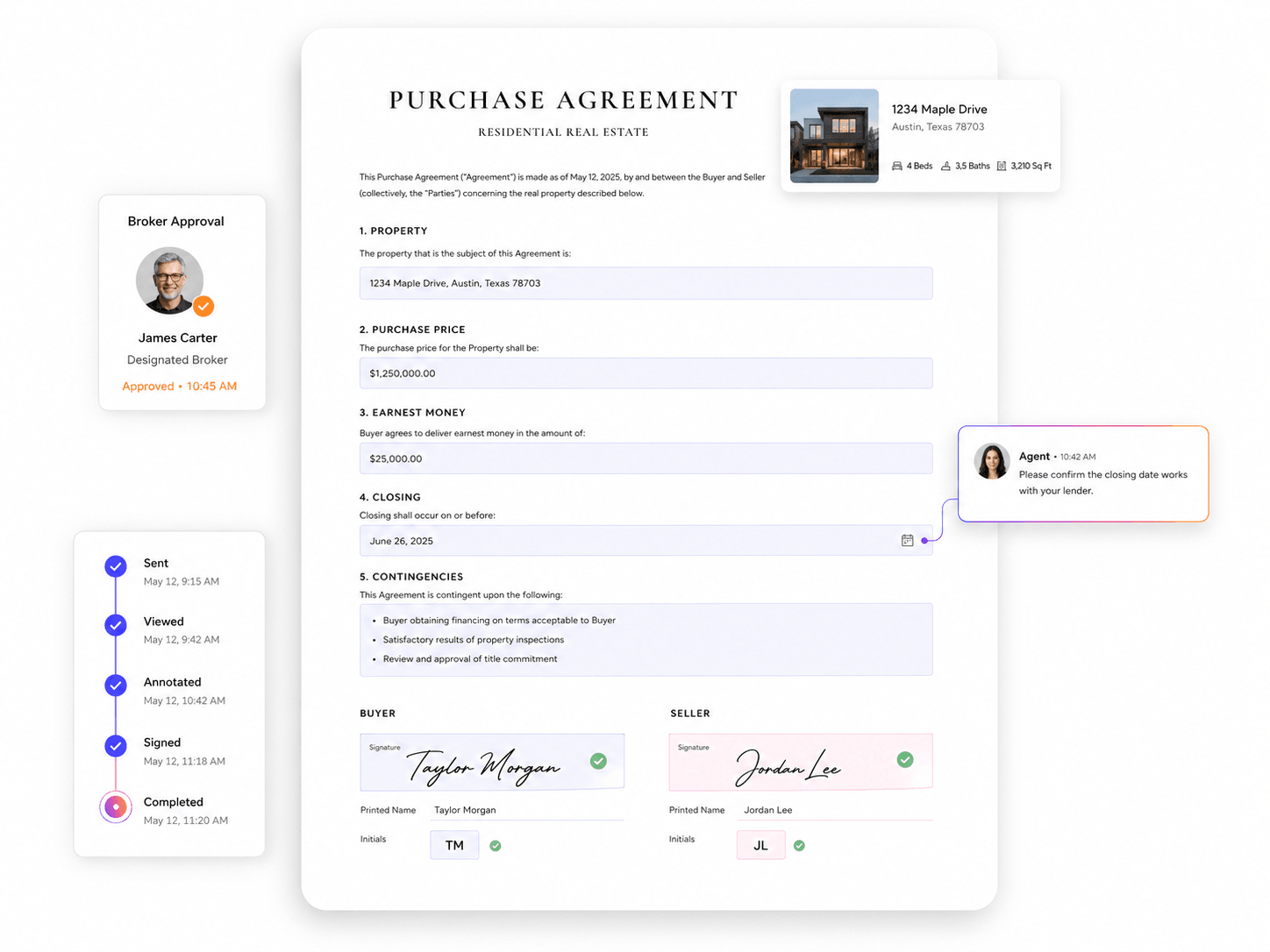 Brokurz eSign and documents